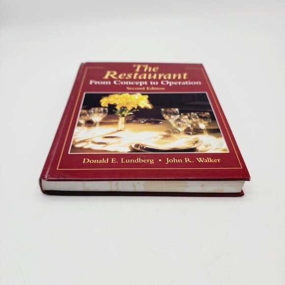 The Restaurant From Concept to Operation Textbook Lundberg Walker Hardcover - Picture 10 of 14